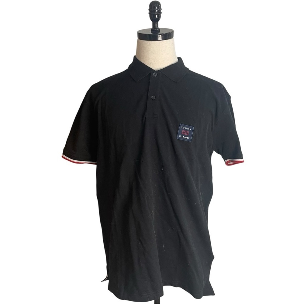 Tommy Hilfiger THFlex Logo Polo Black